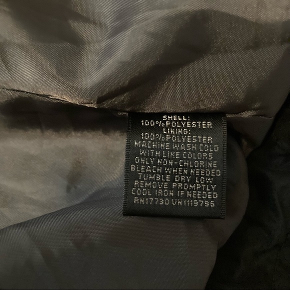 Mossimo Supply Co Black (Hoodless) Wind Rain Utility Jacket Large - Picture 8 of 9